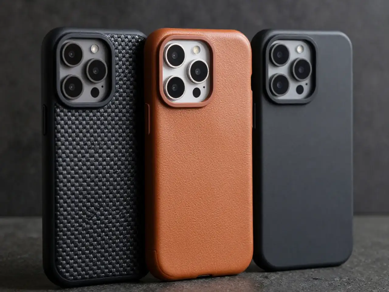 HANDSOME phone cases in three materials / HANDSOME 三種材質的訂造奢侈品